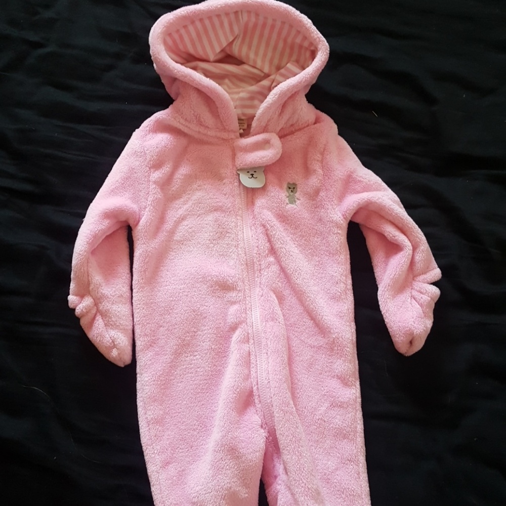 NWOT soft fleece one piece suit